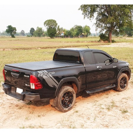 PROTECT hard trifold aluminum tonneau cover for Toyota Hilux Extracab