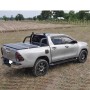 PROTECT cover foldable aluminum loading compartment cover with roll bar for Toyota Hilux Doppelkabine Bj.